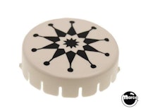 Pop bumper cap GTB asterisk black