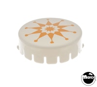 Pop bumper cap GTB asterisk yellow