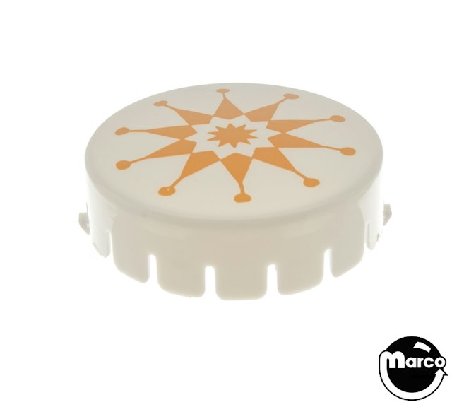 Pop bumper cap GTB asterisk yellow