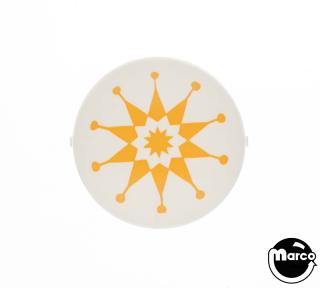 Pop bumper cap GTB asterisk yellow