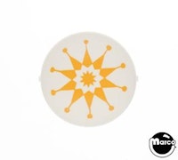Pop bumper cap GTB asterisk yellow