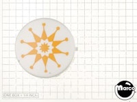 Pop bumper cap GTB asterisk yellow