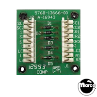 5 diode sw lmp & spcr assy