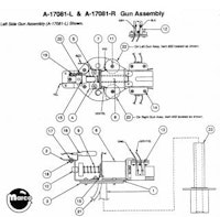 STAR TREK NEXT GEN (WMS) Gun kicker bracket