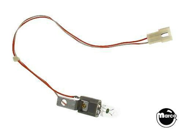 Lamp with socket and cable
