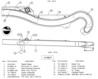 WORLD CUP SOCCER (Bally) Ramp front assembly