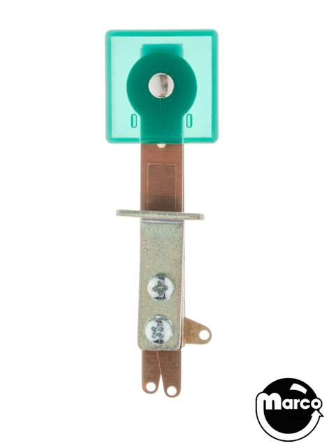 Target switch assembly 3D square green trans