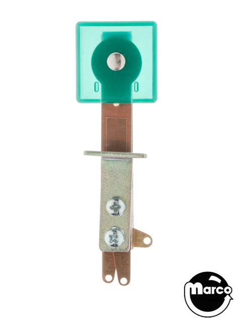 Target switch assembly 3D square green trans