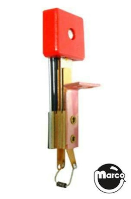 Target switch assembly 3D square red transparent