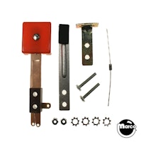 Target switch - 3D square orange opaque 95 deg bracket