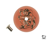 Target face - round Joker purple/gold