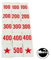 CLOSE ENCOUNTERS (Gottlieb) Target face set