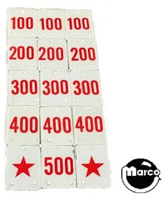 CLOSE ENCOUNTERS (Gottlieb) Target face set