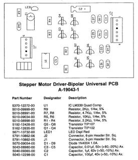 WHO DUNNIT (Bally) Stepper motor driver-hi current