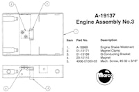 CORVETTE (Bally) Engine assembly #3