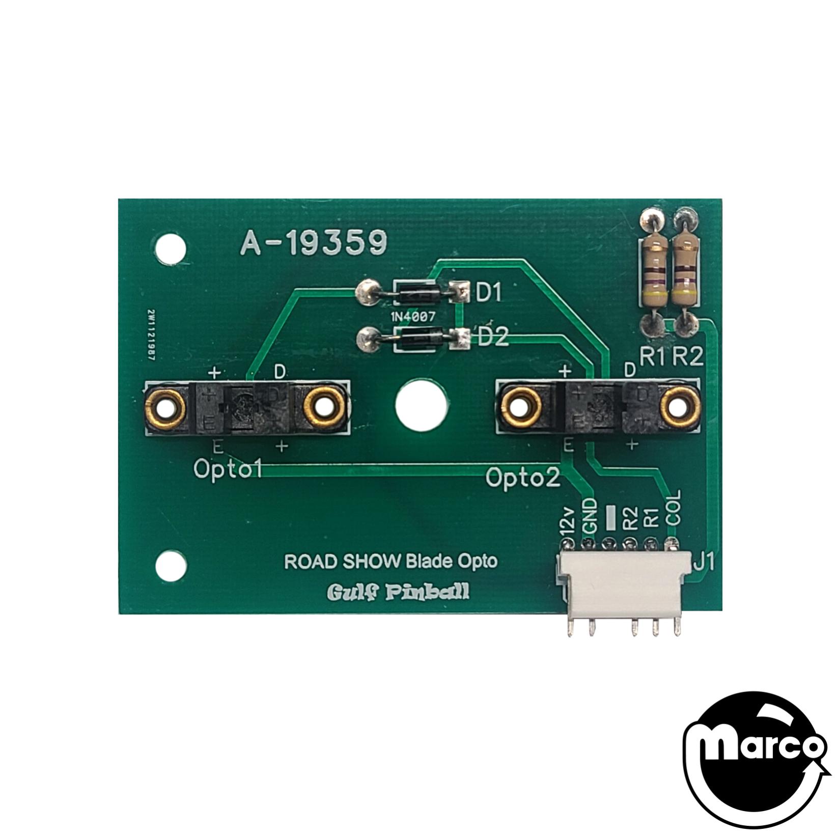 Top board【PASTIMEver】【0/0ver】 A-19359 - ROAD SHOW (Williams) Opto board - Marco