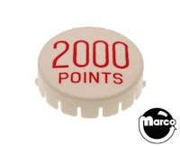 Pop bumper cap GTB "2000 Points" red