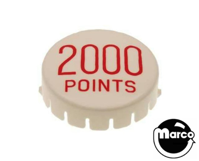Pop bumper cap GTB '2000 Points' red