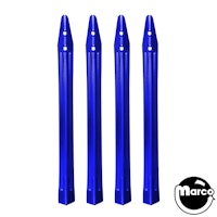 Leg set 28-1/2 inch blue (4)