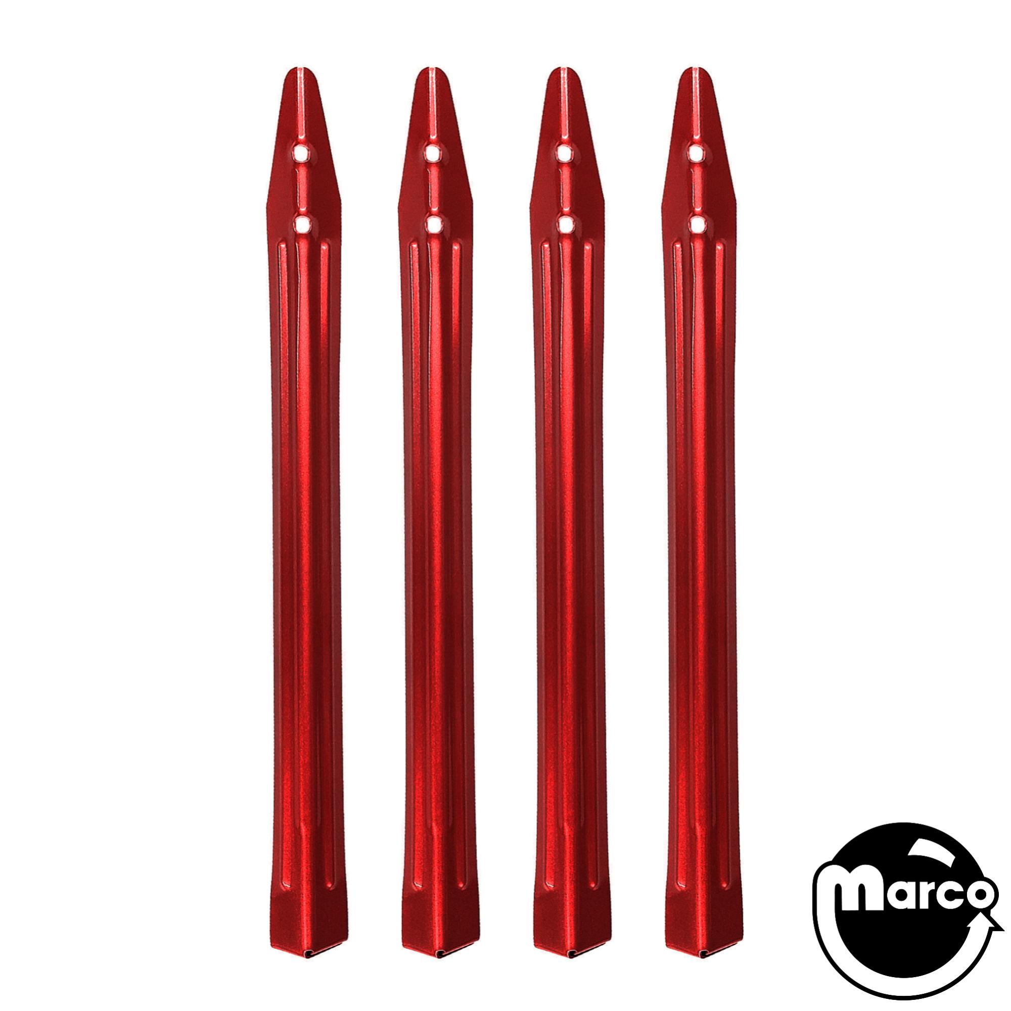 Leg set  28-1/2 inch Candy Red (4)
