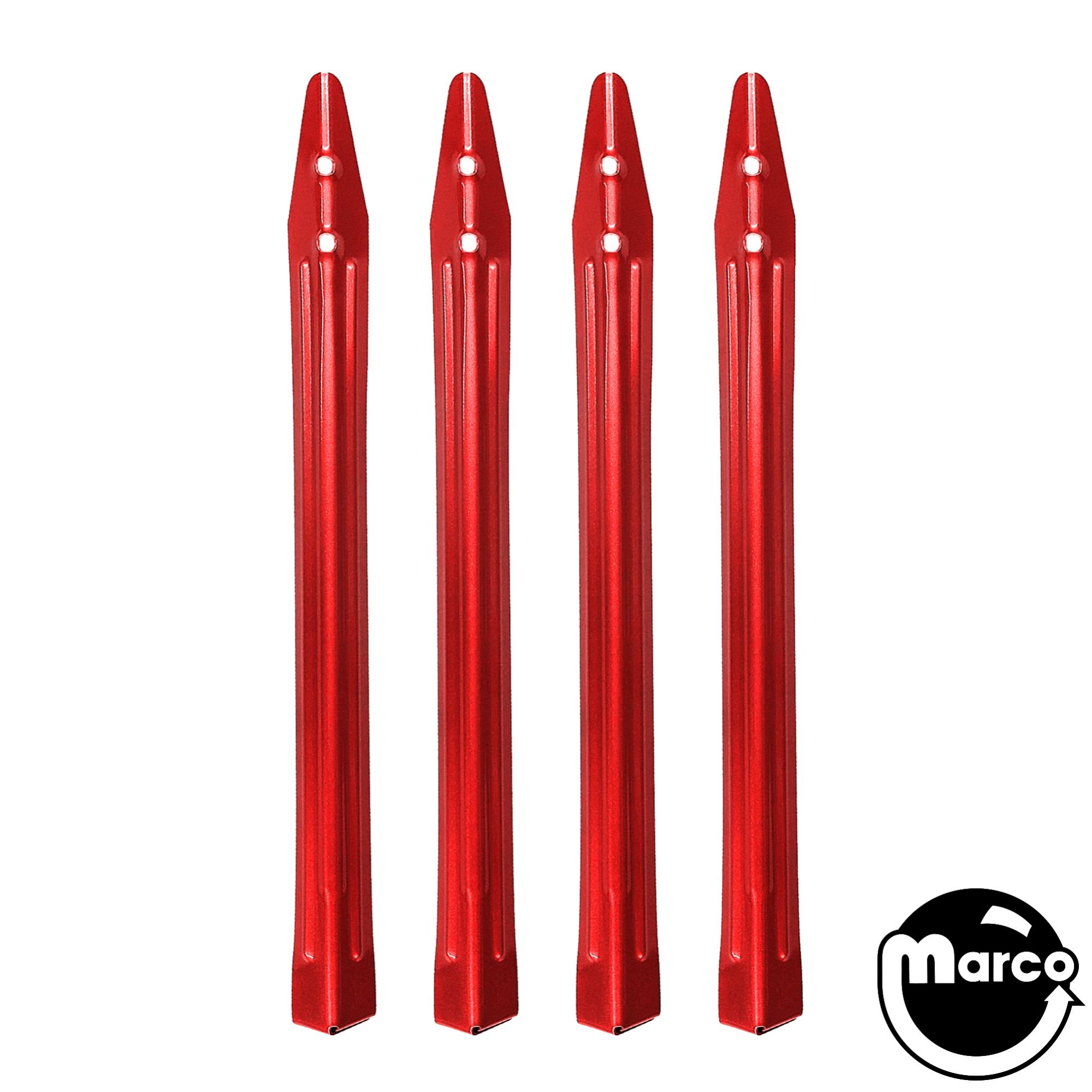 Leg set 28-1/2 inch red (4)