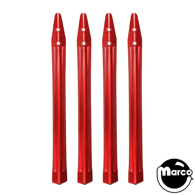 Leg set 28-1/2 inch red (4)