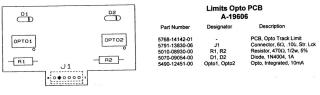 CORVETTE (Bally) Track limit opto board