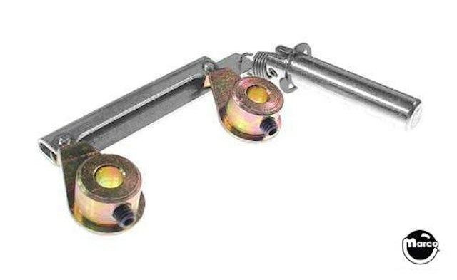 Dual crank, link & plunger assembly