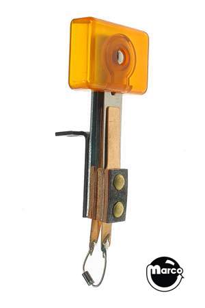 Target switch - 3D wide rectangle orange