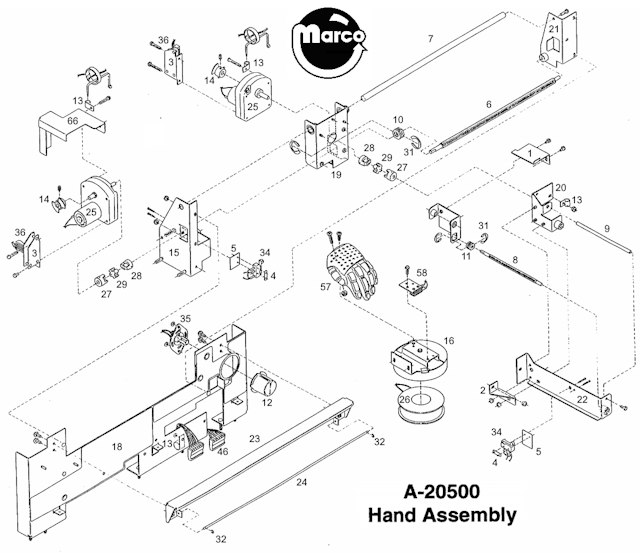 JOHNNY MNEMONIC (Williams) Hand assembly