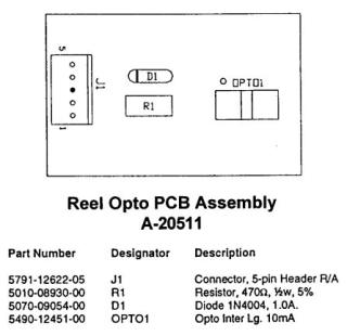 WHO DUNNIT (Bally) Opto Encoder board