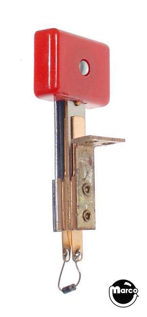 Target switch - rectangle 3D red opaque