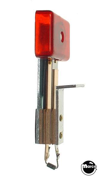 Target switch - 3D oblong red trans front mount