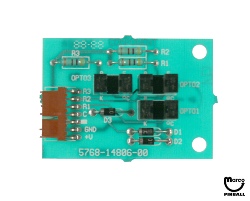 SAFECRACKER (Bally) 3 opto vary target board assy