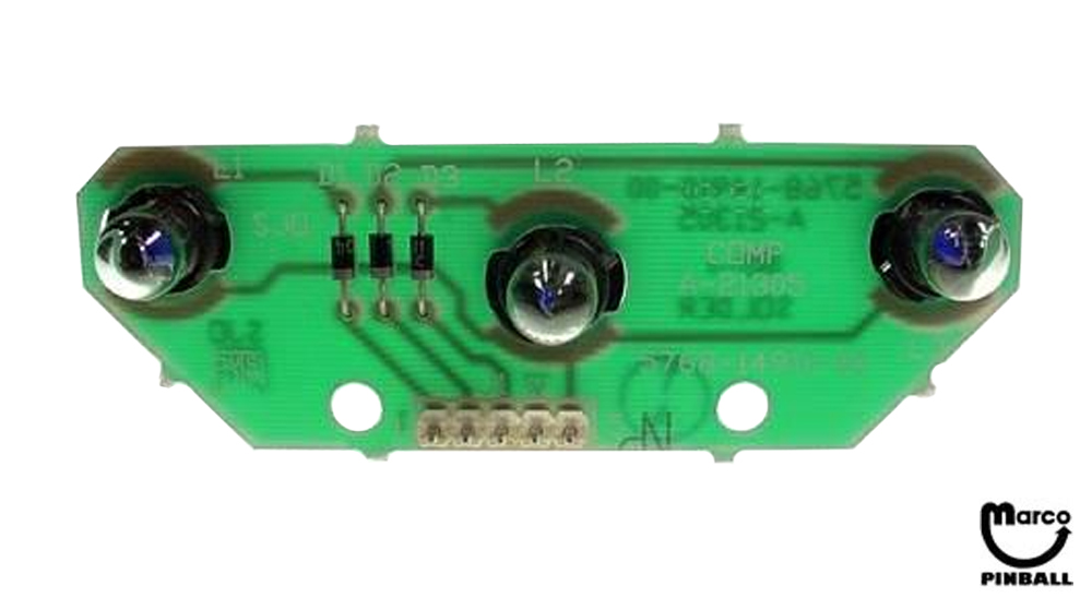SCARED STIFF (Bally) 3 lamp pcb assy