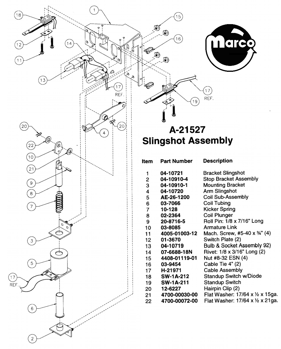Slingshot assembly Williams