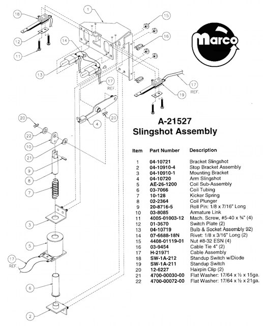 Slingshot assembly Williams