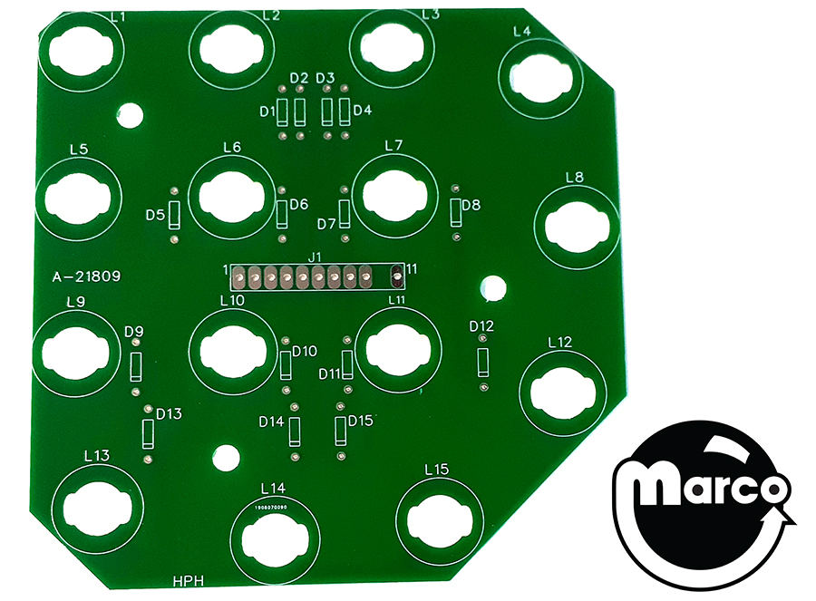 15 lamp pcb assy