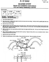 SCARED STIFF (Bally) Ramp repair kit