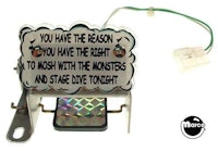 MONSTER BASH (Williams) Spin target assembly