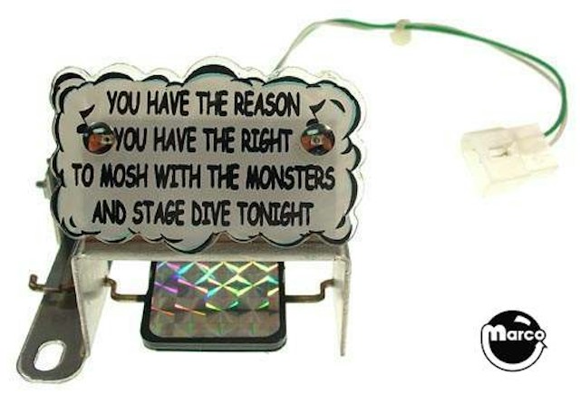 MONSTER BASH (Williams) Spin target assembly