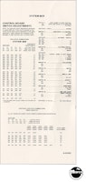 Switch Adjustment Chart Gottlieb System 80B