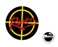 RAVEN (Gottlieb) Pop bumper cap decal 10434T