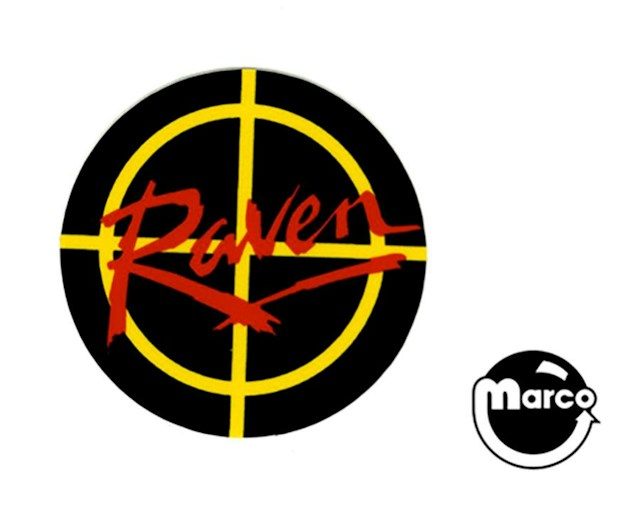 RAVEN (Gottlieb) Pop bumper cap decal 10434T