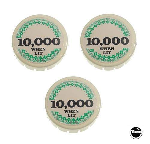 MONTE CARLO (Gottlieb 1987) Pop bumper cap set PCS1867
