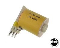 Coil - flipper solenoid A-25-600/34-4000