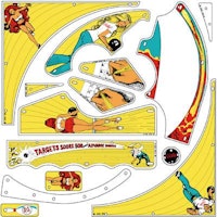 STRIKES & SPARES (Bally) Plastic set