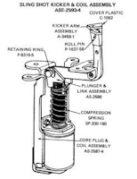 Slingshot arm assembly Bally SS