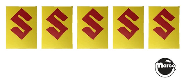 BLACKWATER 100 (Bally) Drop target decal set