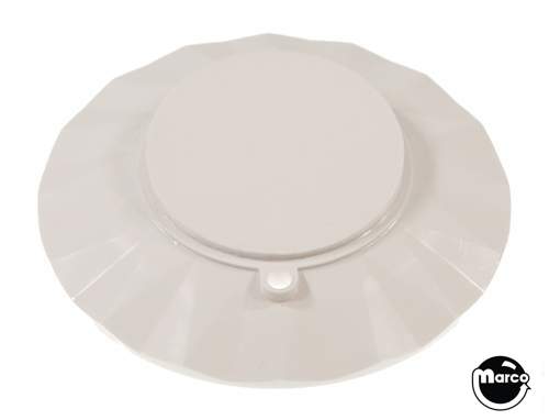 Pop bumper cap sunburst white blank 03-9676-5